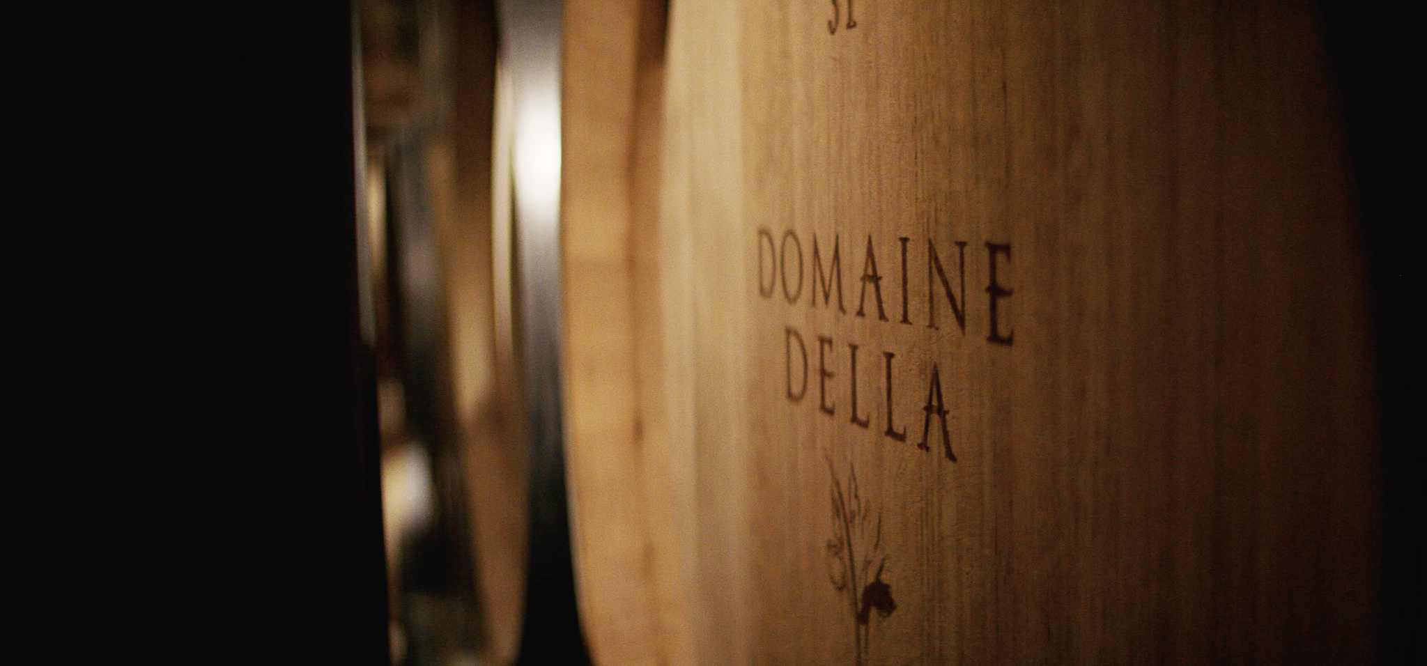 Domaine Della wine barrel